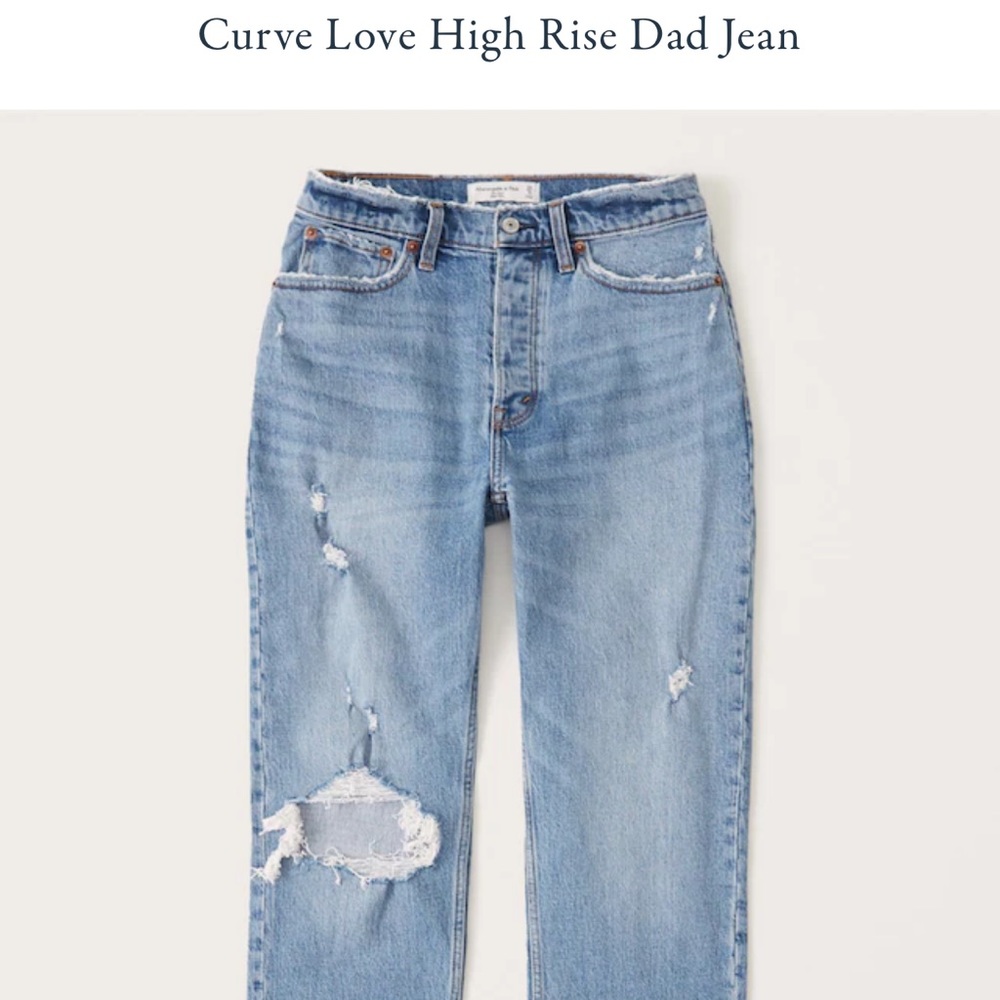 Abercrombie & Fitch The Dad high rise jeans! (Curve Love) SHORT
